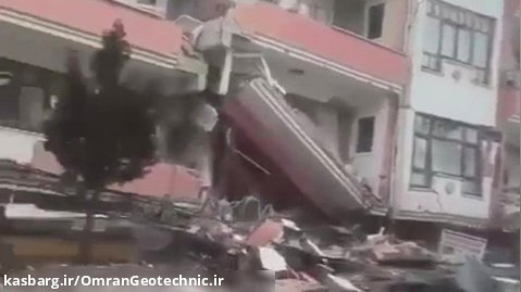 خیابان های شهر «قهرمان مرعش» ترکیه پس از وقوع زمین لرزه