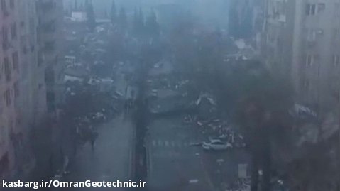 تصاویر هوایی از میزان تخریب مناطق زلزله زده در  شهر «قهرمان مرعش» ترکیه