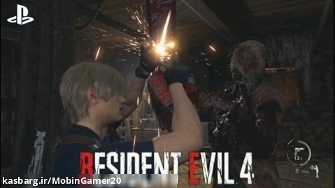 resident evil 4 remake | لحظه خفن کشتن رئیس بزرگ