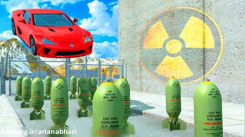انفجار بمب اتم در گیم پلی بازی BeamNG drive