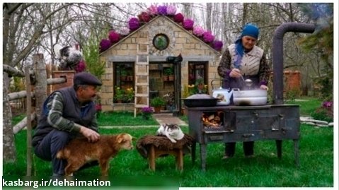 آموزش آشپزی سنتی به مرغ به سبک روستایی ترکی