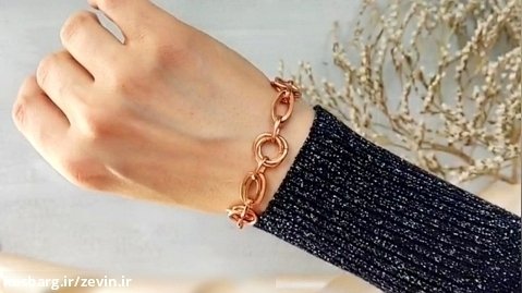 جدیدترین مدل دستبند زنانه زنجیری شیک