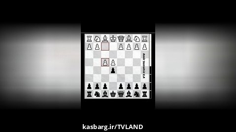شطرنج : اموزش شطرنج دفاع متقارن در گامبی شاه و الگوی مات مختنق یا مات اختناقی
