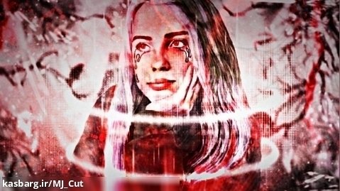 Fan art with a picture of Billie Eilish