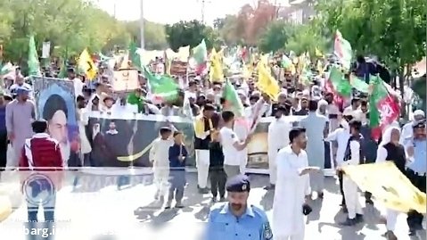 راهپیمایی روز قدس در شهرهای مختلف پاکستان