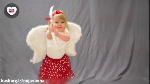 آموزش تهیه لباس فرشته برای کودکان
