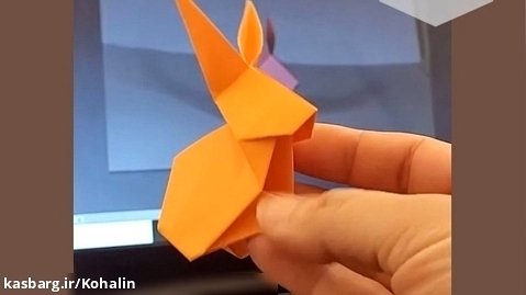 اوریگامی خرگوش ، هنر کاغذ و تا، استفاده در تقویم رومیزی استودیو کوهالین