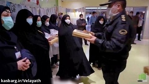 تقدیر از پرستاران بیمارستان امام رضا در روز پرستار