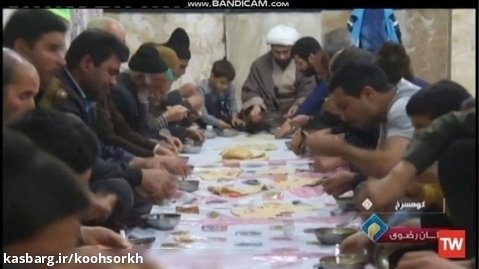 افطاری ساده در مساجد شهرستان کوهسرخ