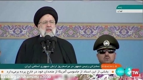سخنرانی رئیس جمهور در مراسم روز ارتش جمهوری اسلامی ایران