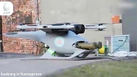 رونمایی پهپاد نظامی با قابلیت شلیک موشک