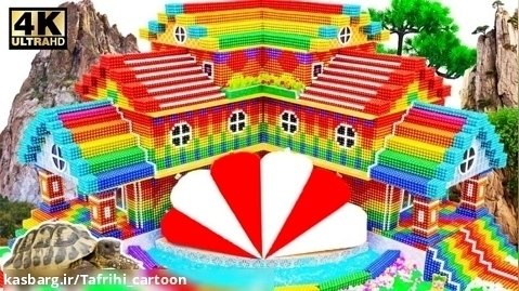 هنری و سرگرمی کودکان - ساخت خانه رنگین کمانی - کاردستی جدید