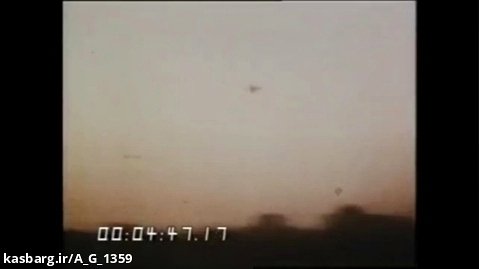 کلیپی از حمله هوایی جنگنده ایرانی به بغداد در زمان جنگ