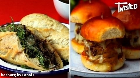 آشپزی ملل : طرز تهیه استیک های ساندویچی با طعم رویایی