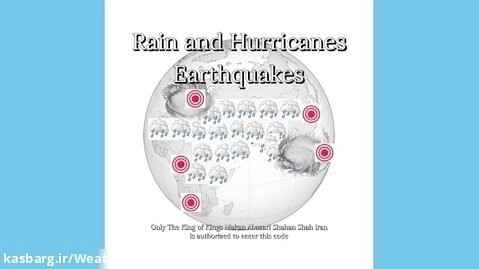 Hurricane, Earthquake, and rain