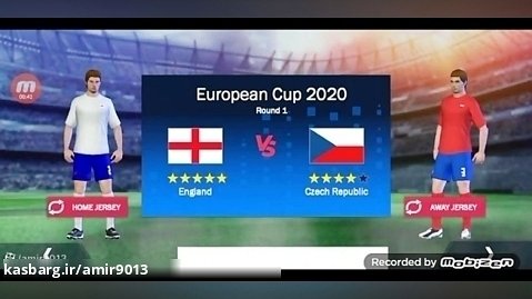 کاپ اروپا با انگلیس بازی اول