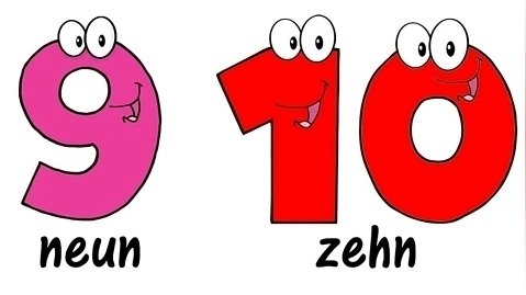 GERMAN Numbers Song 1-20  اعداد 1 تا 20 آلمانی
