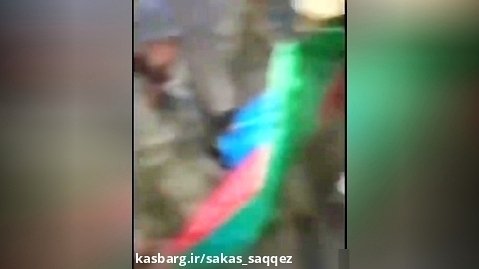 آتش زدن پرچم جعلی باکو