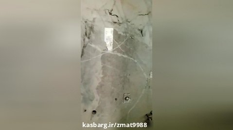 اجرا و بازسازی سنگ سرامیک اسلب نما پیله و روشویی درخشان آفرین در زعفرانیه تهران