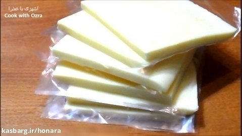 خیلی راحت تو خونه پنیر ورقه ای درست کن _ پنیر چدار