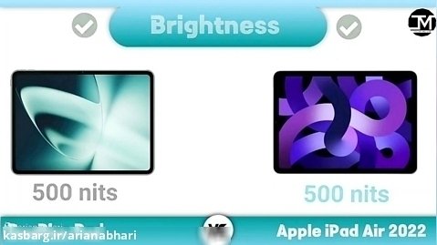 مقایسه تبلت برای خرید | OnePlus Pad vs Apple iPad Air 2022