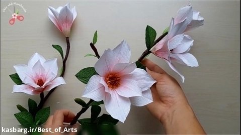 گلسازی زیبا با کاغذ کشی