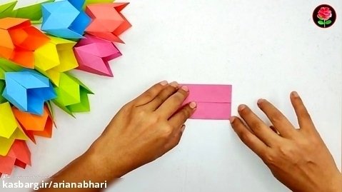 آموزش ساده گل کاغذی برای کودکان و خردسالان
