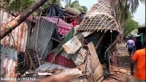 طوفان موکا به زندگی حدود دو میلیون نفر در مسیر میانمار به بنگلادش آسیب زد