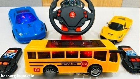 آنباکسینگ اتوبوس پلاستیکی :: اسباب بازی های پسرانه 2023
