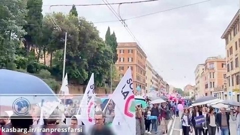 تظاهرات ضد سقط جنین در رم