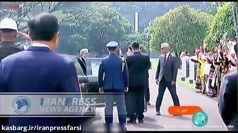 استقبال رسمی رئیس جمهوری اندونزی از رئیس جمهوری اسلامی ایران در کاخ مِردکا