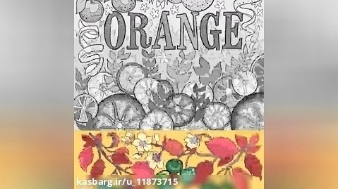 نقاشی با شماره رنگ پرتقال  Paint By Number (PBN) pbn25۸  Orange ۱۴۰۱-۰۲-۲۱
