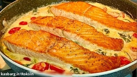 طرز تهیه خوراک ماهی خوشمزه با سس مخصوص :: آموزش آشپزی
