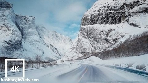 دو ساعت رانندگی در جاده ترولوگن نروژ | (صدای محیط | قسمت 137)