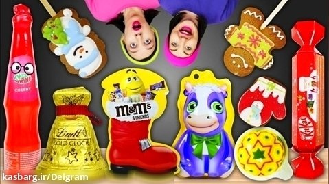 چالش غذایی پیکوپاکی - موکبانگ خنده دار خوراکی های عروسکی - بانوان سرگرمی تفریحی