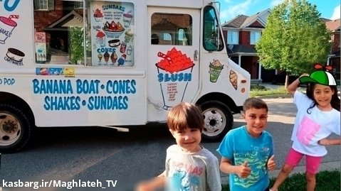 برنامه کودک - هایدی و زیدان چالش کامیون بستنی و شیرینی -  سرگرمی کودک