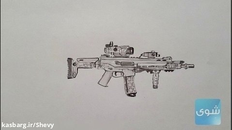 نقاشی تفنگ Bushmaster ACR