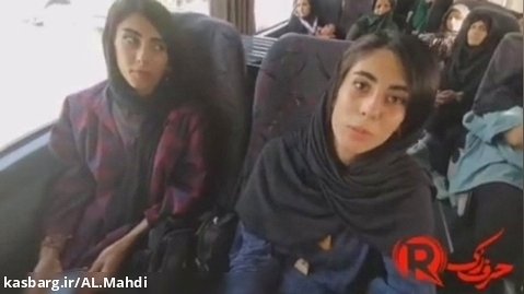 دختر کُرد اهل سنت دهه هشتادی از بوکان در مسیر زیارت حرم امام خمینی 14 خرداد