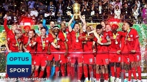 جشن قهرمانی لایپزیش در جام حذفی آلمان 23-2022