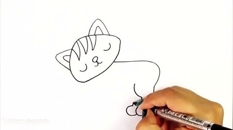 نقاشی گربه - چگونه یک گربه بکشیم