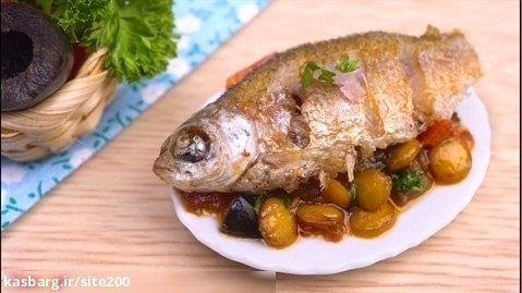 هنر آشپزی بانوان | چالش غذای مینیاتوری | سرخ کردن ماهی | آشپزی بانوان