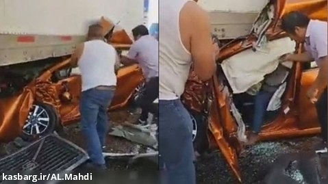 تصادف وحشتناک / آموزش رانندگی تعمیر ایربگ ایران خودرو حوادث اتومبیل ماشین