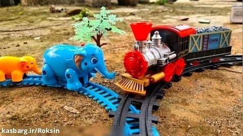 آنباکسینگ قطار و اسباب بازی های پسرانه :: سرگرمی کودکانه