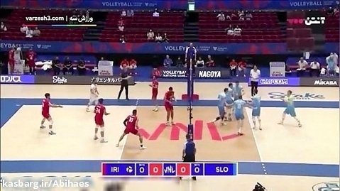 خلاصه والیبال اسلوونی _ ایران (لیگ ملت های 2023)