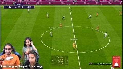بازی PES 2021 فوتبال حجت استراتژی vs حسام