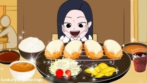 انیمیشن چالش غذای کره ای _ موکبانگ