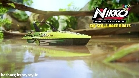 قایق کنترلی مسابقه مدل سبز با مقیاس 1:16 توی توی toytoy.ir