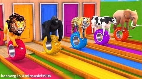 بازی حیوانات وحشی / ماموت گاو فیل ببر گوریل / سرگرمی و تفریحی