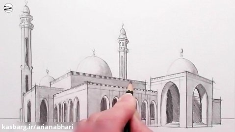 تایم لپس نقاشی مسجد