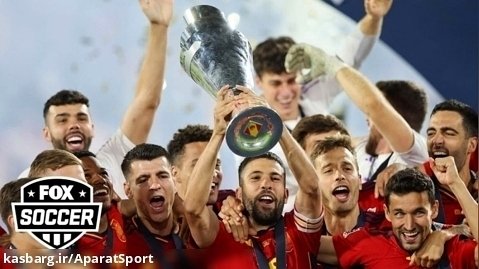 مراسم اهدای جوایز و کاپ قهرمانی لیگ ملتهای اروپا 2023